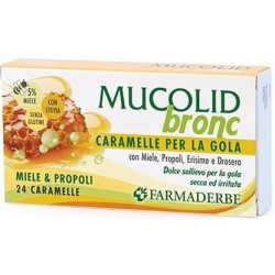 MUCOLID BRONC MIELE & PROPOLI 24 CARAMELLE