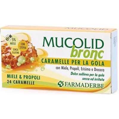 MUCOLID BRONC MIELE & PROPOLI 24 CARAMELLE