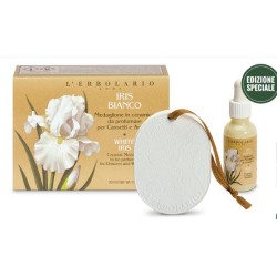 Medaglione per Cassetti e Armadi Iris Bianco