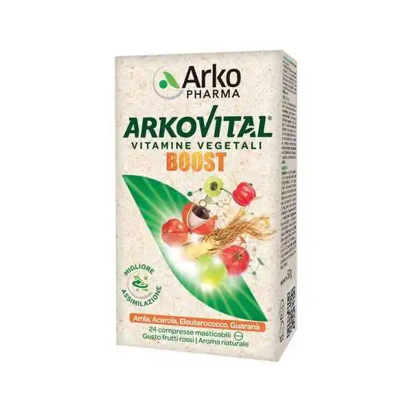 Arkovital Acerola Boost 24 cpr | RIsparmia In Farmacia