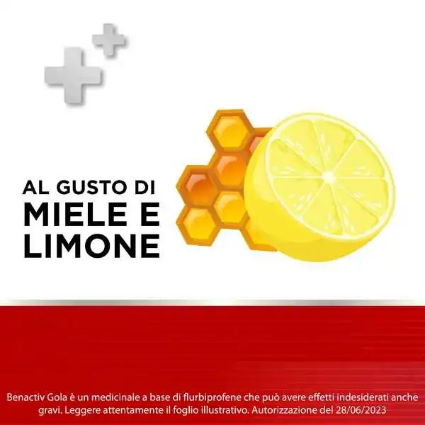Benactiv Gola Limone e Miele 16 cpr | Risparmia in Farmacia
