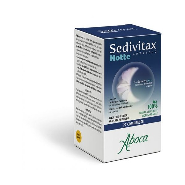 Aboca Sedivitax Advanced 27 cpr | Risparmia in Farmacia