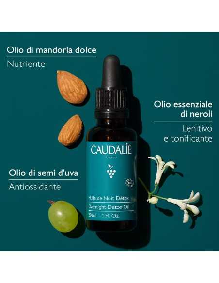 Caudalie Vinoclean Olio Notte Detox | Risparmia in Farmacia