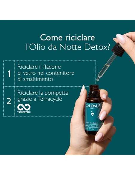 Caudalie Vinoclean Olio Notte Detox | Risparmia in Farmacia