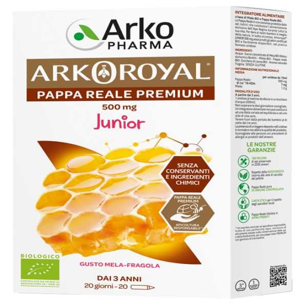 ARKOROYAL JUNIOR PAPPA REALE PTREMIUM 20 FIALE DA 15ml