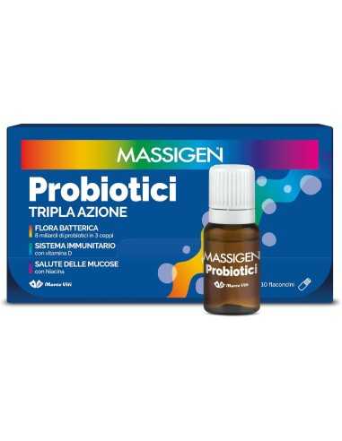 Marco Viti Massigen Probiotici Tripla Azione 10 Flaconi 8ml