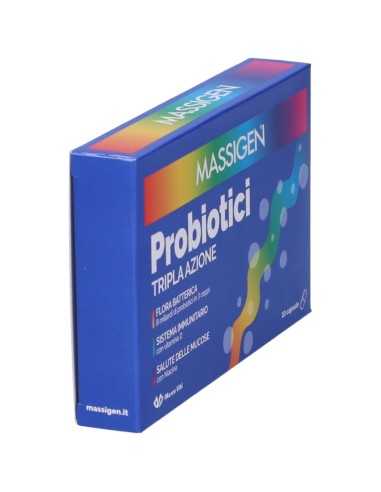 MASSIGEN PROBIOTICI Tripla Az 10 CPS | Farma di Fiducia