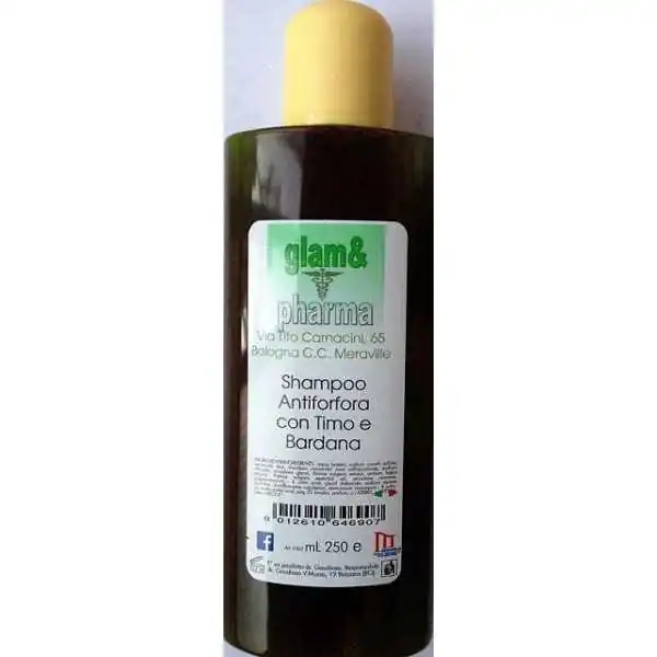 GLAM&amp;PHARMA SHAMPOO ANTIFORFORA TIMO E BARDANA 250 ML, GLAM&amp;amp;PHARMA