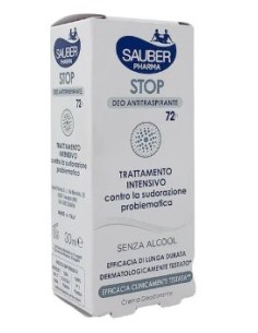 SAUBER DEODORANTE ANTITRASPIRANTE 72ORE CREMA