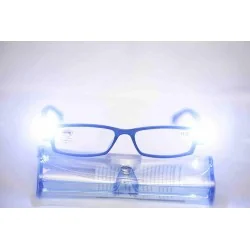 OCCHIALI CON LUCI DA LETTURA BLU PER PRESBIOPIA, 