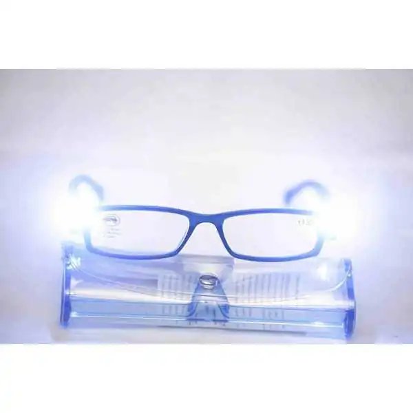OCCHIALI CON LUCI DA LETTURA BLU PER PRESBIOPIA, 
