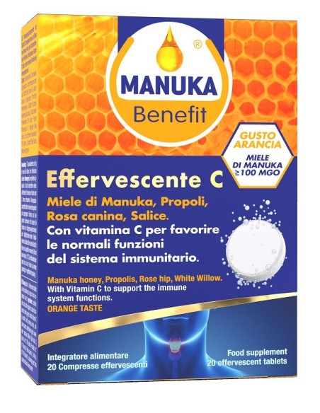 MANUKA BENEFIT EFFERV C 20 Compresse