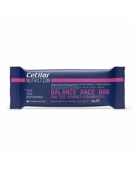 Cetilar -  Balance Race bar Salted Peanut+Cranberry - 60g