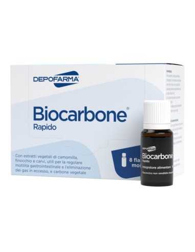 DEPOFARMA BIOCARBONE RAPIDO 8 FLACONCINI | Farma di Fiducia