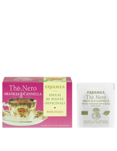 Erbamea Thè nero Arancia e Cannella | Risparmia in Farmacia