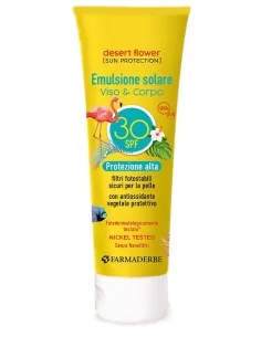 Farmaderbe - Emulsione Solare Viso e Corpo SPF50+ Bimbi