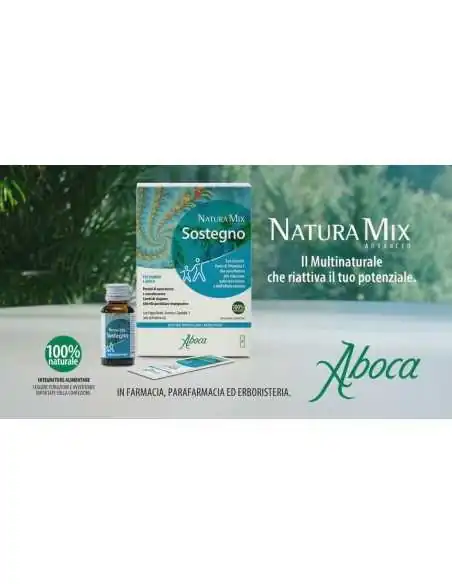 Aboca - NATURA MIX SOSTEGNO CONCENTRATO FLUIDO - 10 FLACONCINI