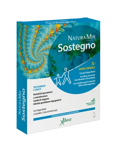 Aboca - NATURA MIX SOSTEGNO CONCENTRATO FLUIDO - 10 FLACONCINI