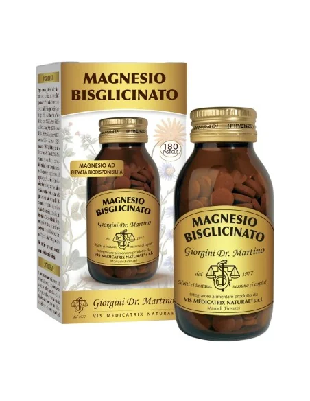 MAGNESIO BISGLICINATO 180 Pastiglie|Farma Di Fiducia
