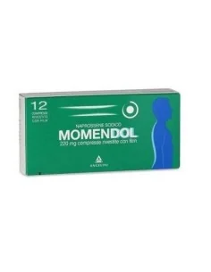 MOMENDOL*12 Capsule MOLLI 220mg di Naprossene Sodico Infiammazione e Dolore, ANGELINI SpA