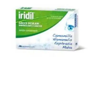 IRIDIL GOCCE OCULARI 10 flaconcini da 0,5 ml, Montefarmaco