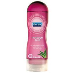 Durex Massage 2in1 Gel Con Aloe Vera 200ml, Durex