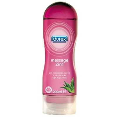 Durex Massage 2in1 Gel Con Aloe Vera 200ml, Durex