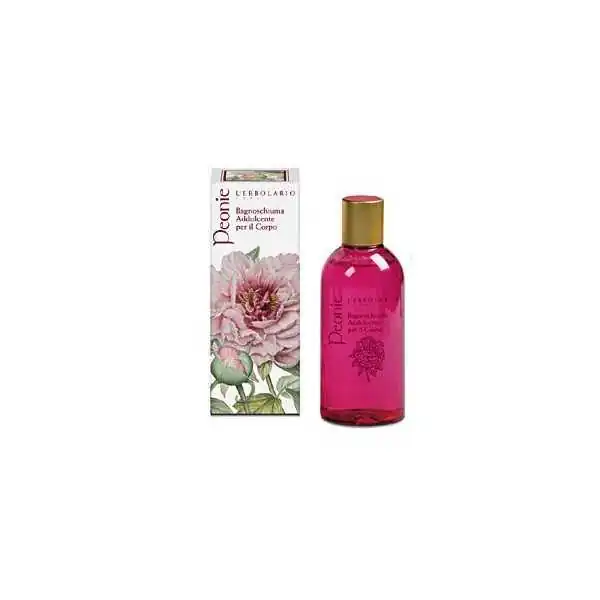 ERBOLARIO Peonie Bagnoschiuma Addolcente per il Corpo 250 ML, L'ERBOLARIO