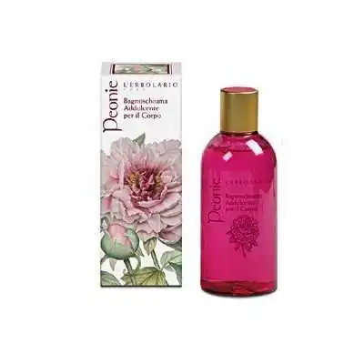ERBOLARIO Peonie Bagnoschiuma Addolcente per il Corpo 250 ML, L'ERBOLARIO