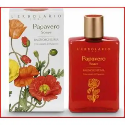 ERBOLARIO Papavero Soave Bagnoschiuma 250 ML, L'ERBOLARIO