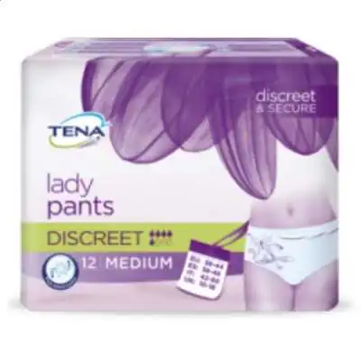 TENA LADY PANTS DISCREET MEDIUM 12PZ, TENA