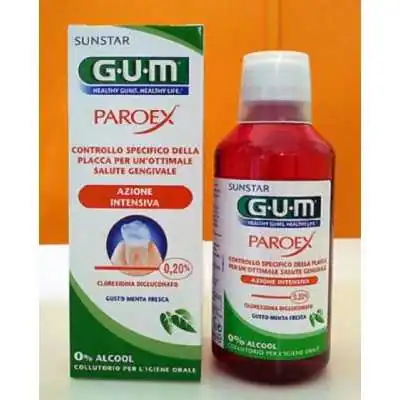 COLLUTTORIO PER LA  PREVENZIONE QUOTIDIANA 0,20 % GUM PAROEX, GUM