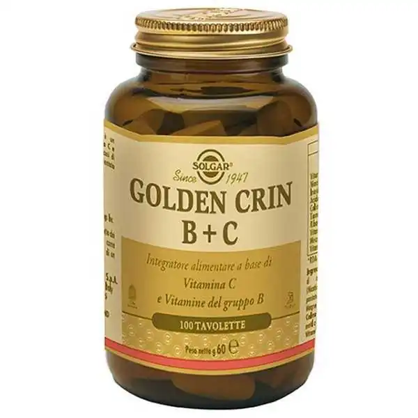 Solgar Golden Crin B+C 100 Tavolette | Farma di Fiducia