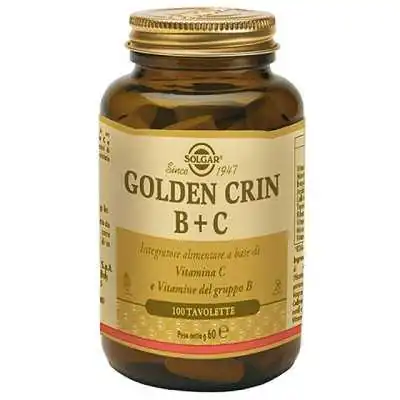 Solgar Golden Crin B+C 100 Tavolette | Farma di Fiducia