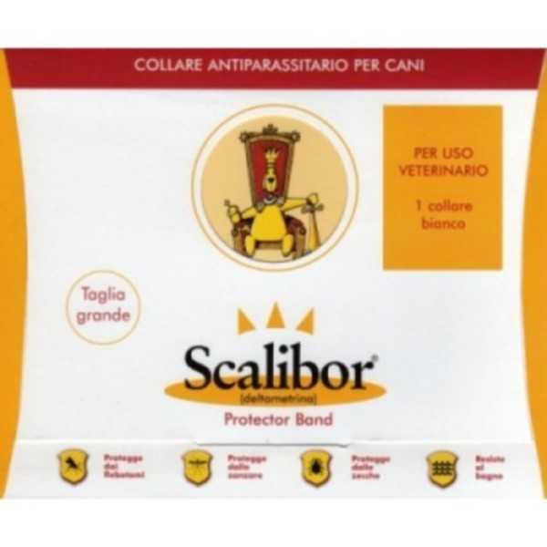 SCALIBOR 65cm COLLARE ANTIPARASSITARIO CANI TAGLIA GRANDE , Intervet Italia