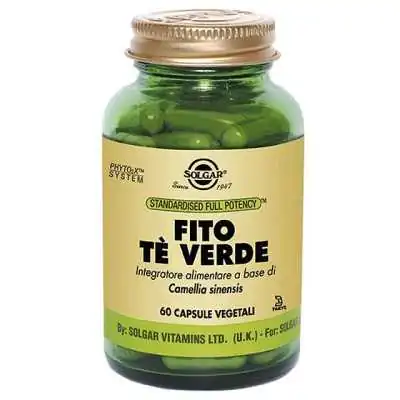 SOLGAR FITO TE' VERDE 60 CAPSULE VEGETABILE, Solgar