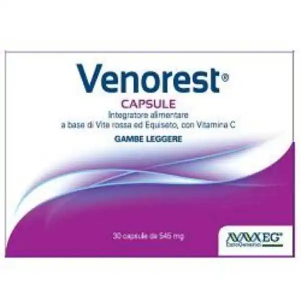 VENOREST 30 CAPSULE 545 MG GAMBE LEGGERE , EG EUROGENERICI