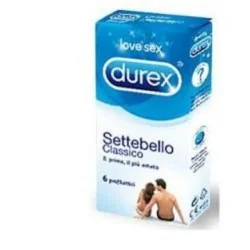 DUREX SETTEBELLO CLASSICO 6 PROFILATTICI, Durex