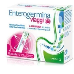 ENTEROGERMINA VIAGGI 12 BUSTINE OROSOLUBILI, SANOFI SPA