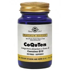 SOLGAR COQUTEN 50 perle softgels CO-Q10, Solgar  |  Farma di Fiducia