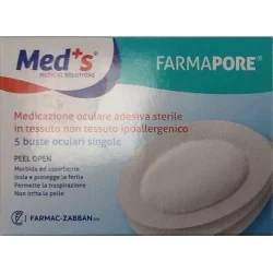 MEDS MEDICAZIONE OCULARE 5 PEZZI FARMAPORE , FARMAC ZABBAN