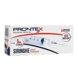 PRONTEX SIRINGHE 5 ML 10 SIRINGHE AGO INDOLORE, Safety