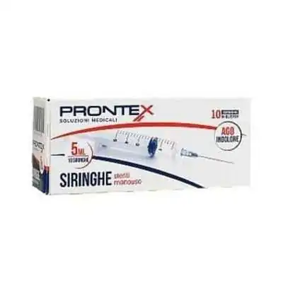 PRONTEX SIRINGHE 5 ML 10 SIRINGHE AGO INDOLORE, Safety