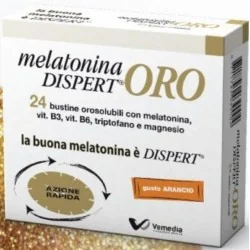 MELATONINA dispert ORO 24 BUSTINE OROSOLUBILI, VEMEDIA 