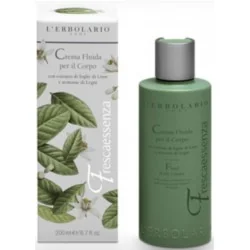 ERBOLARIO FRESCAESSENZA Crema Fluida per il Corpo con estratto di foglie di Lime e armonie di Legni, L'ERBOLARIO