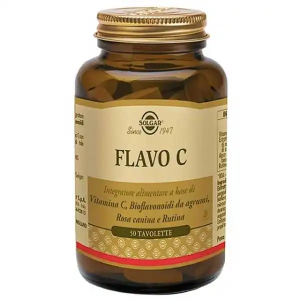 SOLGAR FLAVO C 50 TAVOLETTE, Solgar