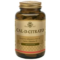 SOLGAR CAL D CITRATO 60 TAVOLETTE, Solgar
