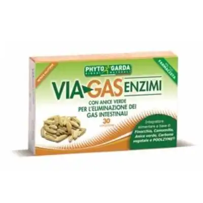 VIAGAS ENZIMI 30 COMPRESSE PHYTOGARDA, Phytogarda