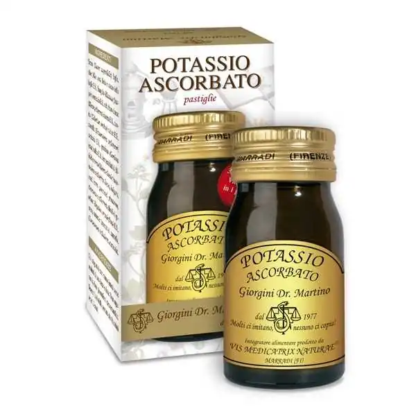 DR. GIORGINI POTASSIO ASCORBATO 180 pastiglie da 500 mg (180 dosi da 1 pastiglia), Dr Giorgini