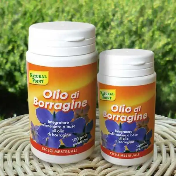 NATURAL POINT OLIO DI BORRAGINE 100 perle gelatinose da 500 mg, Natural Point